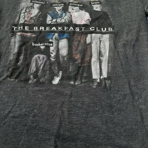 The Breakfast Club Movie T-Shirt Womens M Short Sleeve Gray - Picture 3 of 4